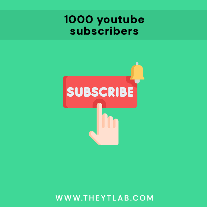 Cheap & Fast YouTube Subscribers - 1k At 13$ - TheYTLab
